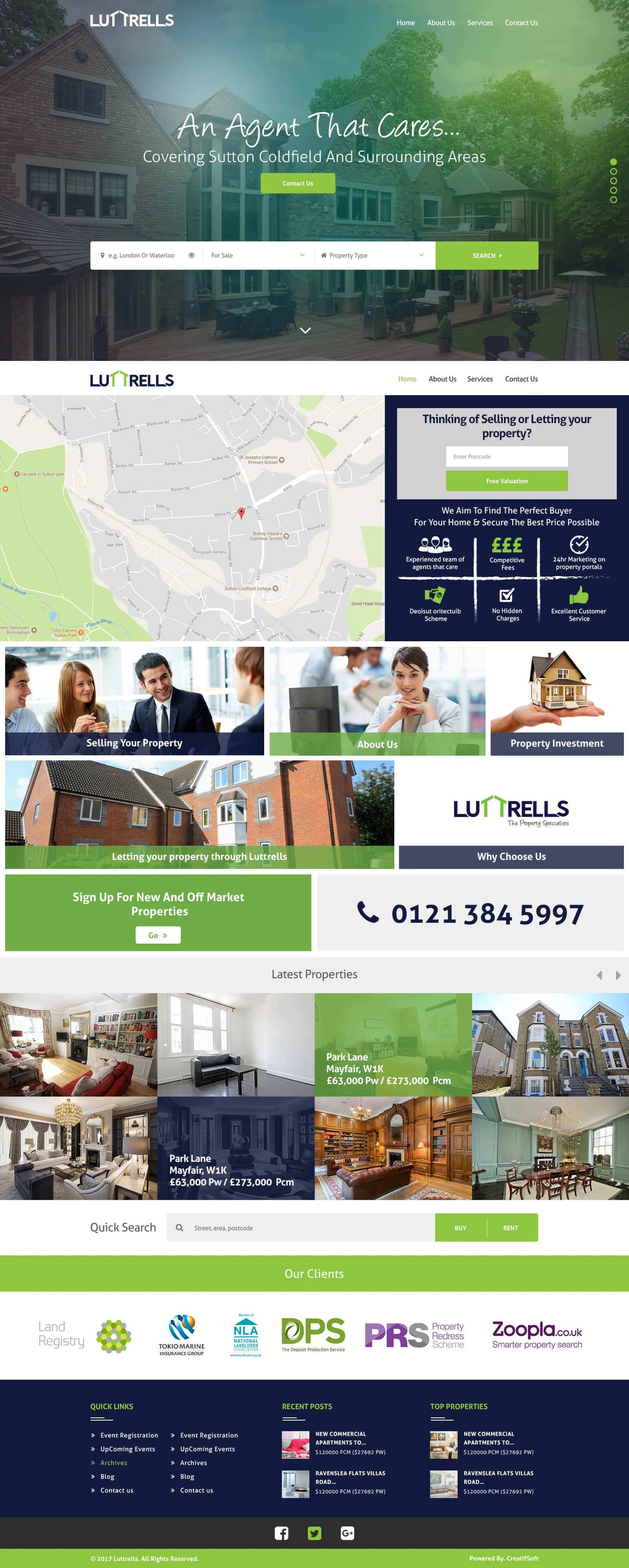 Property & lettings — Websites portfolio