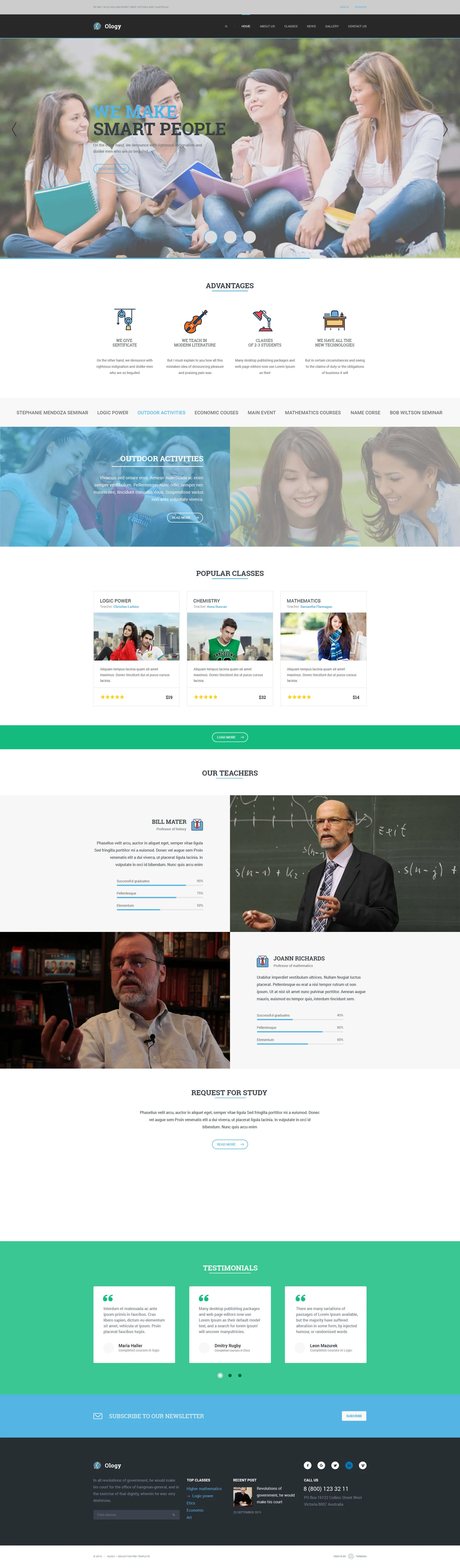 Education & learning — Websites portfolio