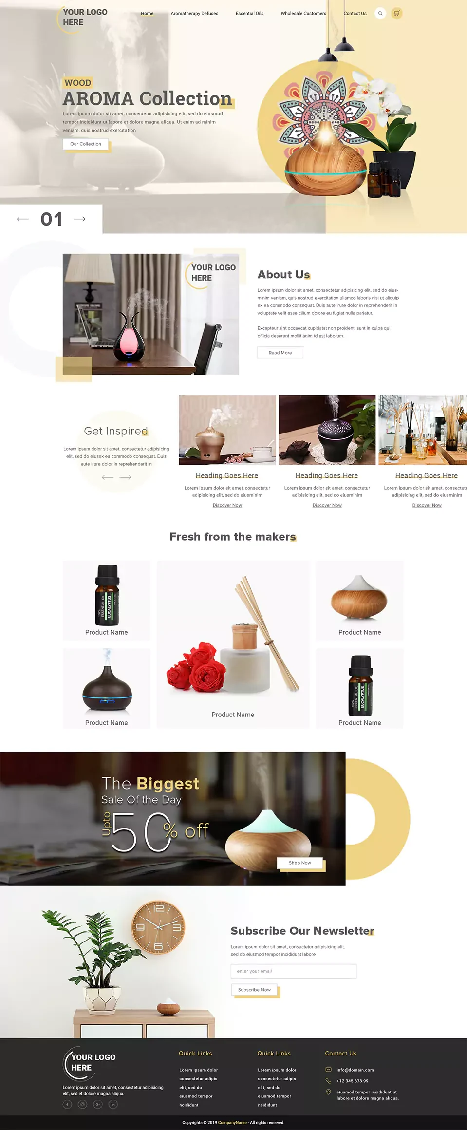 Home & lifestyle store — Websites portfolio