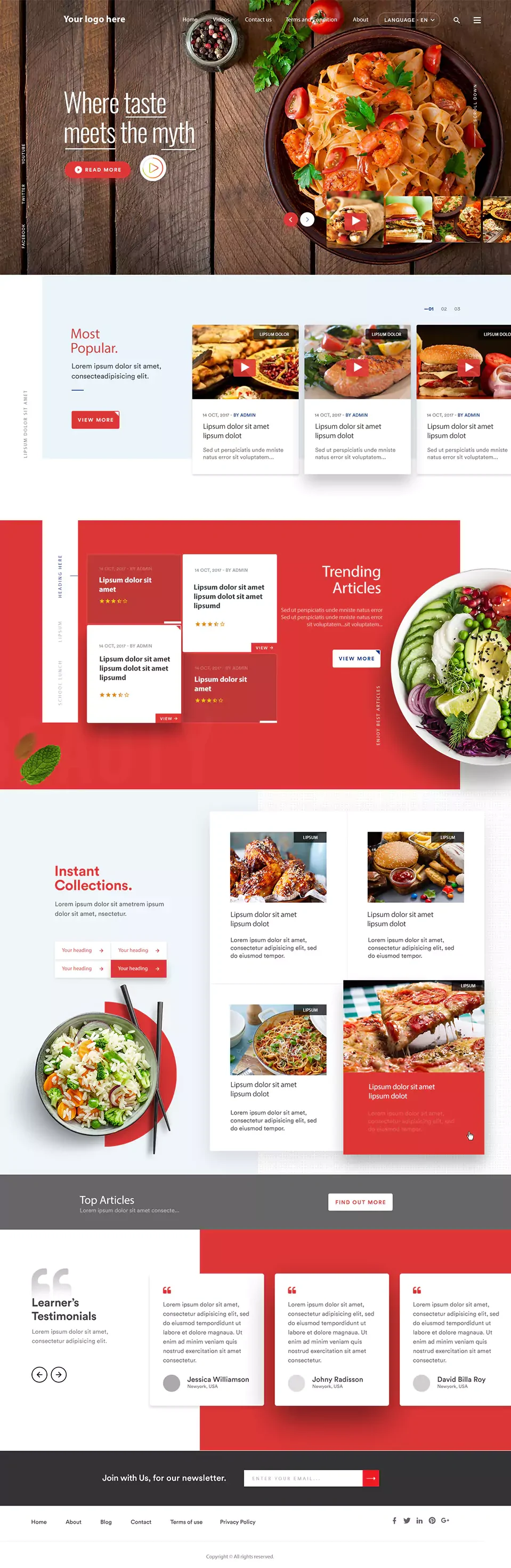 Restaurant & dining — Websites portfolio