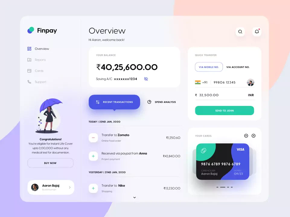 Payments overview dashboard — Dashboards portfolio