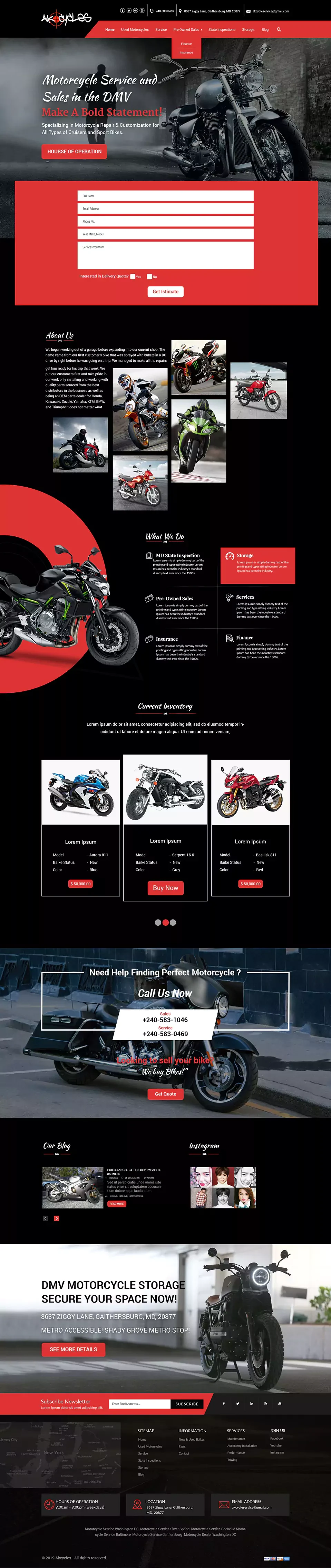 Automotive & performance — Websites portfolio