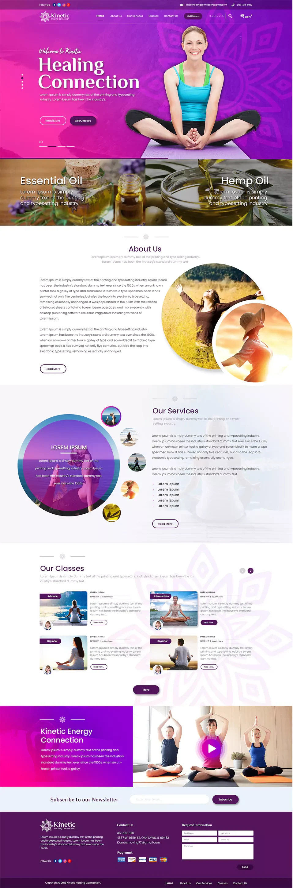 Wellness & fitness — Websites portfolio